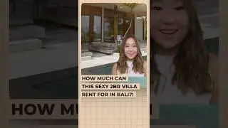 How much can this ✨sexy ✨2-bedroom villa rent for in Bali? 🤔
