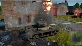 War Thunder tank battle