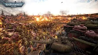 DEATH KORPS TRENCH v's NURGLE SWARM! | UEBS 2 Warhammer 40K