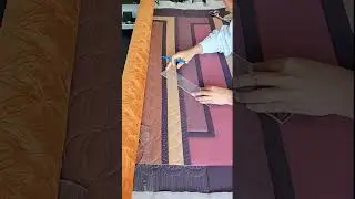 machine quilt a beautiful border with #nataliabonner #quilting