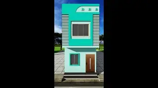 Small house design east facing  11x35 feet