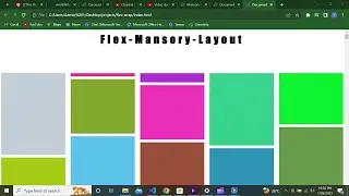 How To Create Masonry  Image Gallery Flex-management Using Html5,Css3 & JavaScript | Beginner Level
