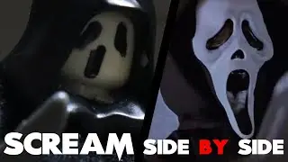 SCREAM: Ghostface vs Sidney in LEGO side by side