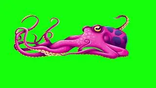 Chroma Key | Green Screen | Octopus on GREEN SCREEN FOR FREE | EFFECTS FOR FREE | | CHROMA KEY |
