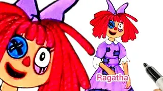 Enchanting Elegance Ragatha| Drawing Ragatha| The Digital Circus