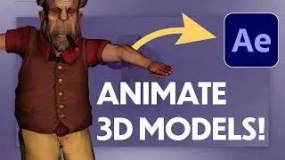 NEW 3D Feature in After Effects - Animated 3D Models!