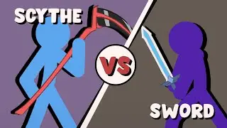 Supreme Duelist Stickman Animation: Scythe vs Sword