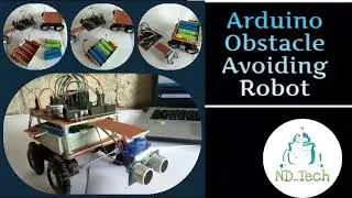 Simple DIY Arduino Obstacle Avoiding Robot Car