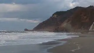 the Japan Sea in winter