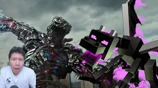 ENDER DRAGON VS MECHA GODZILLA - Windah Basudara Battle