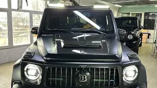 Brabus G800 обвес установка собрали в карбоне G63