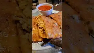 Garlic Butter Spaghetti Calzone #calzone #pizza #spaghetti #rva #richmondva #foodie #yum #food #fyp