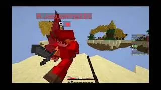 playing bedwars on pikanetwork 