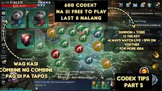 MIR4- CODEX TIPS PART 5 WAG KASI COMBINE NG COMBINE