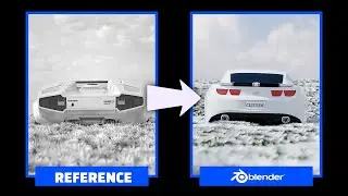 Recreating A Car Poster in Blender 3D
