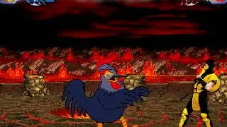 Elite Ninja MUGEN #10 - Soul Ninja MK2 (Scorpion) (Me) vs Big Chicken