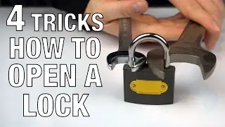 4 easy ways - how to open a lock 🔓| MrThink 💡
