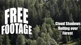 Copyrightfree Nature Stock footage Woods, Wind and Clouds rolling over the landscape