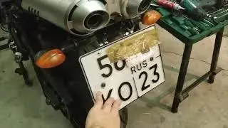 Складная рамка для Yamaha FZ6 S/N 03-09