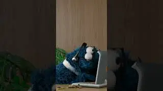 Cookie Monster's Working Lunch  #sesamestreet
