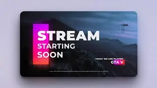 Make a Sick Animated Stream Starting Soon Screen | Animated Stream Screen on Android | Photoshop CC