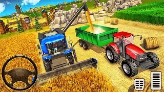 Real Tractor Farming Simulator 2018 - Harvester Tractor Driving #2 - Android Gameplay