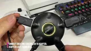 【2023 New Model】How to Connect HYCARUS MnK Adapter (HC-50050) to Xbox One/ Xbox 360
