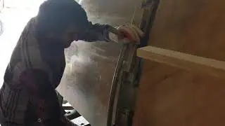 Шпатлевка корпуса яхты "Кристина"