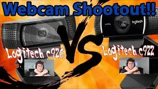Logitech c922 vs Logitech c920 Webcam Shootout!! - TheAndySan