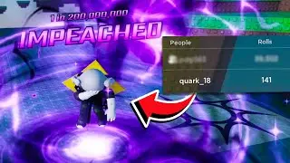 Trolling With *100 ROLLS* IMPEACHED Account In Sol's RNG