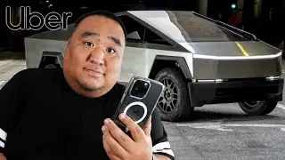 POV: Uber Driver Arrives in a CyberTruck - ASMR