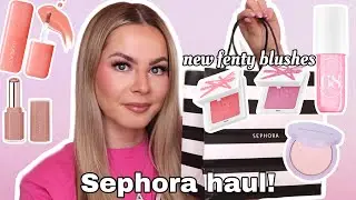 $250+ SEPHORA HAUL & SWATCHES! New Fenty, Tower 28 & Huda Beauty!