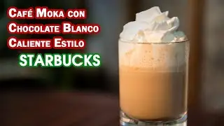 Starbucks-Style Hot White Chocolate Mocha Coffee