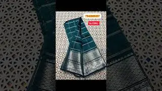 Mangalagiri pattu sarees with checks and Kanchi border