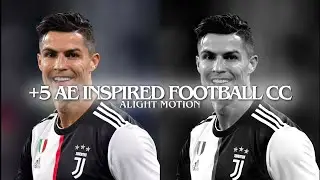 +5 Ae Inspired Football Cc | Alight Motion(+xml)