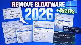Microsoft Is Killing Your FPS — Remove Windows Bloatware Now