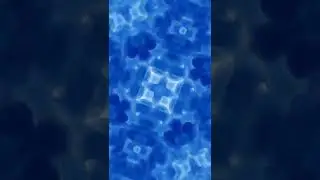 Blue Kaleidoscope CGI 