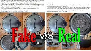 Avoiding Facebook Scams For Cast Iron Cookware