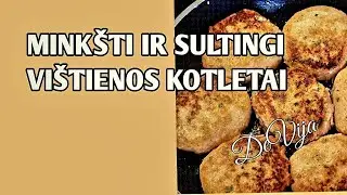 Vištienos kotletai ir paslaptingas ingredientas, darantis juos minkštus ir sultingus😊 