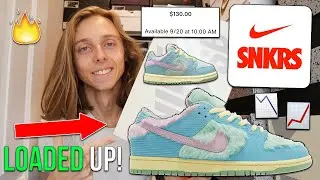 SEPTEMBER 20TH🔥! VERDY SB DUNK LOW LOADED ON SNKRS + EARLY RESELL PREDICTION! (Upcoming Sneakers)