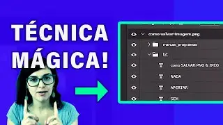Como salvar PNG e JPEG SEM APERTAR NADA - Tutorial de Photoshop