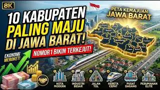 10 KABUPATEN PALING MAJU DI JAWA BARAT, NOMOR 1 BIKIN TERKEJUT!