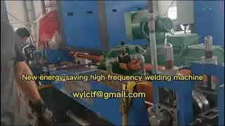 Steel pipe conveyor roller table.