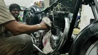 OLD BULLET| BULLET 1992 RESTORATION| ROYAL ENFIELD MODIFICATION|| PART-III || LUV96.