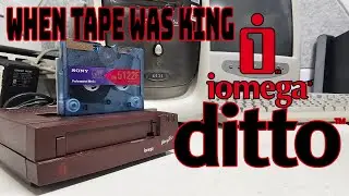 Iomega Ditto Easy 800 Computer Tape Backup Drive - When Tape was King