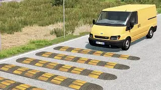 Cars Vs Speed Bumps Test #6 | BeamNG.drive