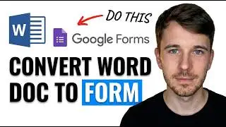 How to Convert Word Doc to Google Form 2026 (Simple Guide)
