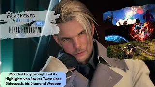 Final Fantasy VII (Voice Mod) #4 - Rocket Town, Sidequests & Diamond Weapon