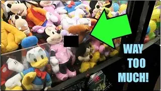 YOU WON'T BELIEVE HOW MUCH THIS CLAW MACHINE IS TO PLAY!!