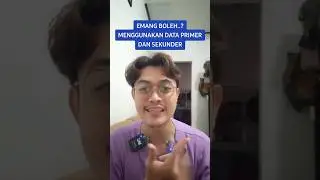 Gunakan Data Primer & Sekunder dalam Skripsi 